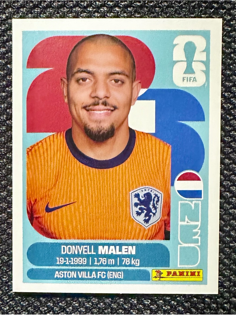 2026 Panini FIFA World Cup Sticker #NED18 Donyell Malen Netherlands New